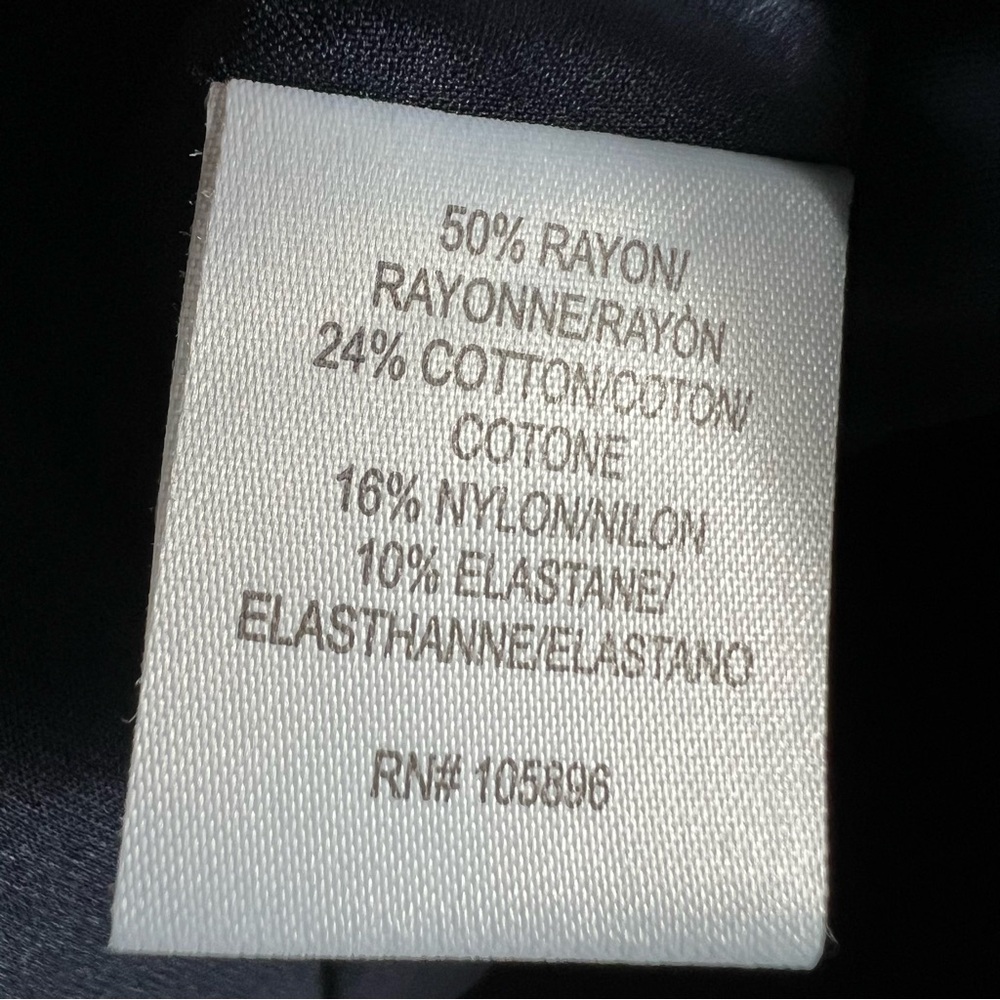 WORTH NAVY SOLID ZIPPER DESIGNER JACKET size M - image 2